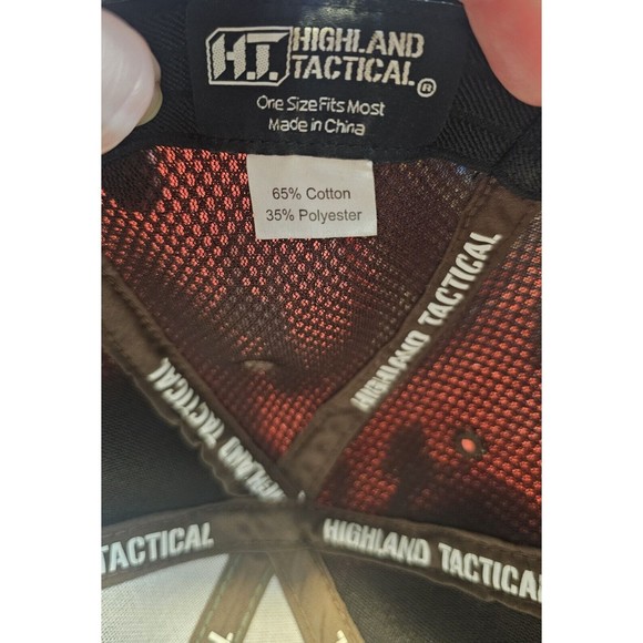 Highland Tactical Spec USA Flag camo Fitted stretch Hat Cap One SZ Fits Most - Picture 8 of 8